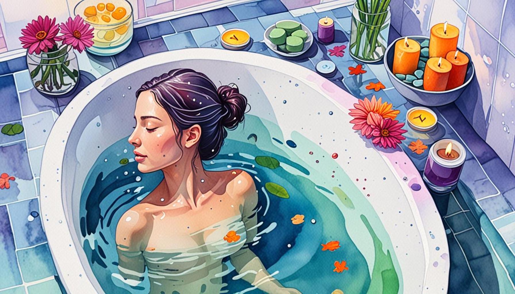 Submerged Reflections: Using Bath Meditation to Connect with Personal Intuition