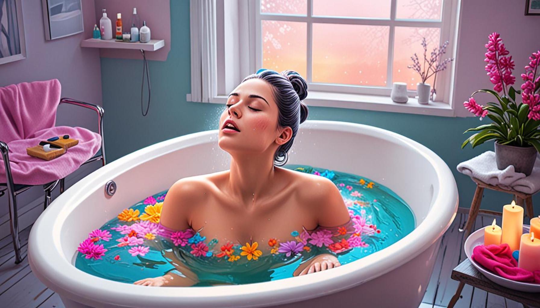 Using Conscious Breathing During Bathing to Alleviate Stress